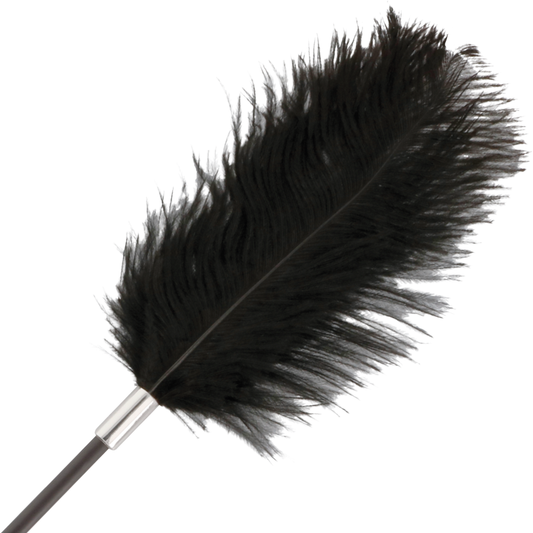 FUSTA CON PLUMA DARKNESS - LOVE NEGRO 56 CM