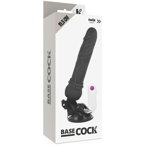 VIBRADOR REALISTICO 19.5 CM -O- 4 CM BASECOCK - CONTROL REMOTO NATURAL