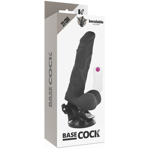 VIBRADOR REALISTICO 21 CM -O- 5 CM BASECOCK - VIBRADOR REALISTICO ARTICULABLE CONTROL REMOTO NATURAL
