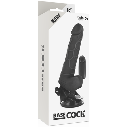 VIBRADOR REALISTICO 18.5 CM -O- 4CM BASECOCK - CONTROL REMOTO NATURAL