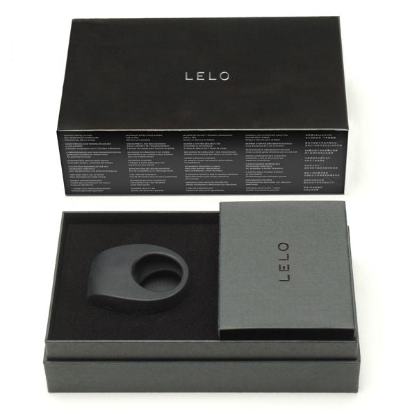 TOR II ANILLO VIBRADOR IMPERMEABLE NEGRO ALTA GAMA LELO