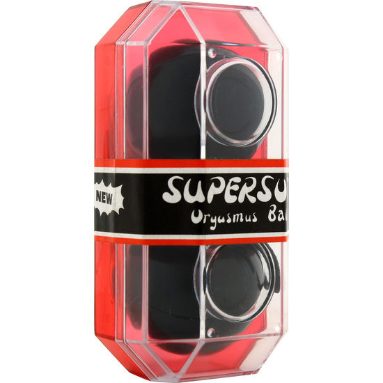 SEVEN CREATIONS - SUPERSOFT BOLAS ORGASMICAS NEGRO 80grs