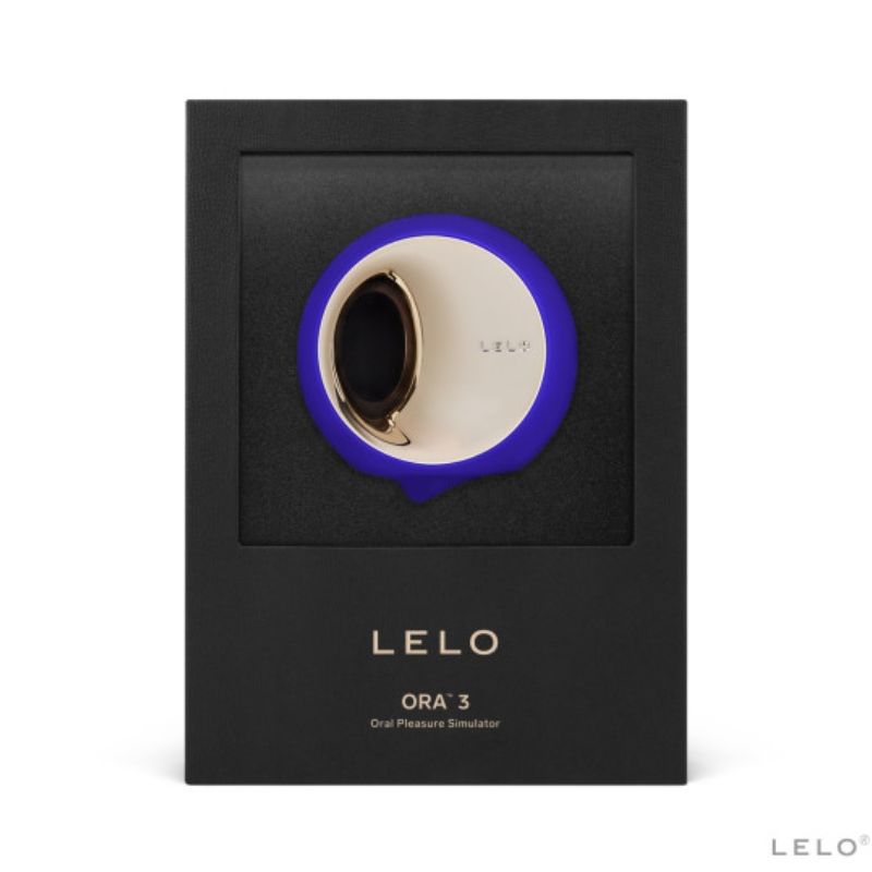 ORA 3 MIDNIGHT AZUL ESTIMULADOR DE CLITORIS CON LENGUA ALTA GAMA LELO