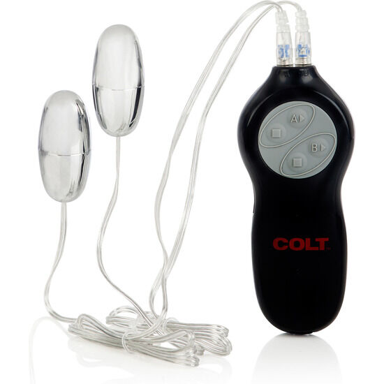 HUEVOS VIBRADORES CON CABLE CALEXOTICS - COLT BOLAS TURBO CON 7 FUNCIONES