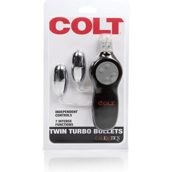 HUEVOS VIBRADORES CON CABLE CALEXOTICS - COLT BOLAS TURBO CON 7 FUNCIONES