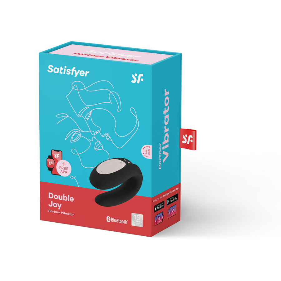 VIBRADOR U PARA PAREJAS CON APP SATISFYER - DOUBLE JOY