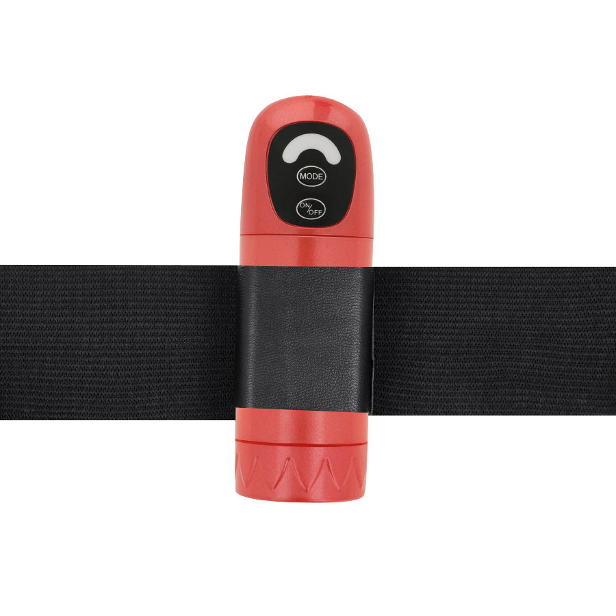 HARNESS ATTRACTION - ARNÉS DANIEL CON VIBRACIÓN Y ROTACIÓN 18 CM -O- 3.5 CM