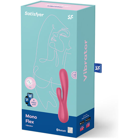 VIBRADOR RABBIT CON APP SATISFYER MONO FLEX