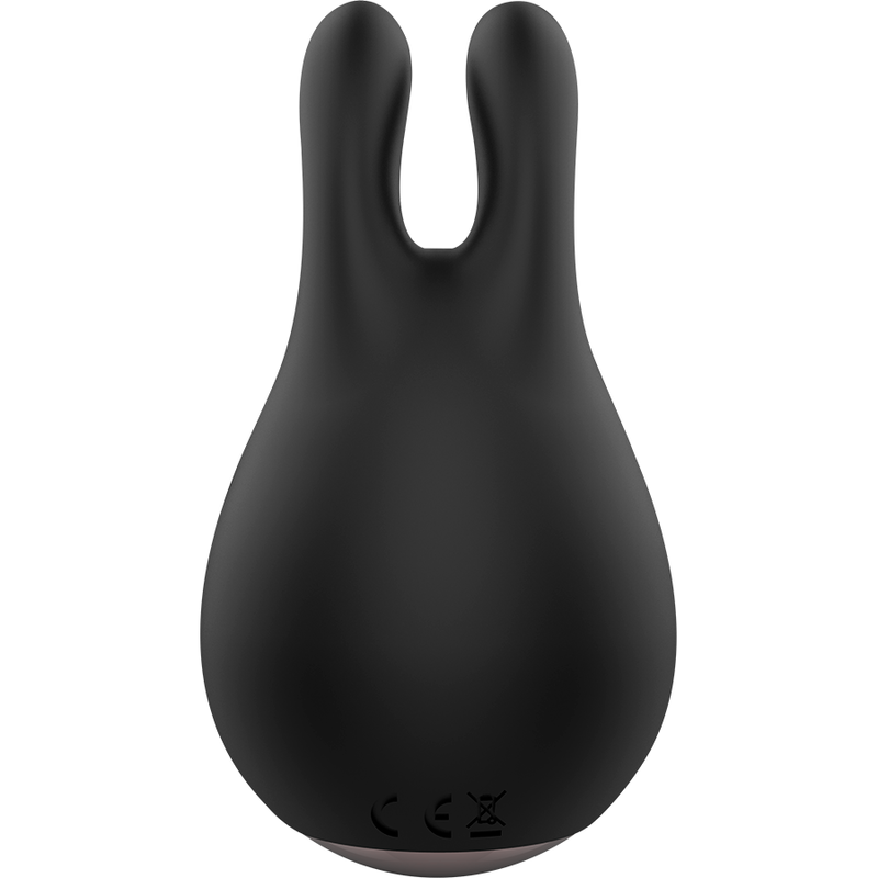 MASAJEADOR ESTIMULADOR DE CLITORIS COQUETTE CHIC DESIRE - NEGRO / GOLD CONEJO
