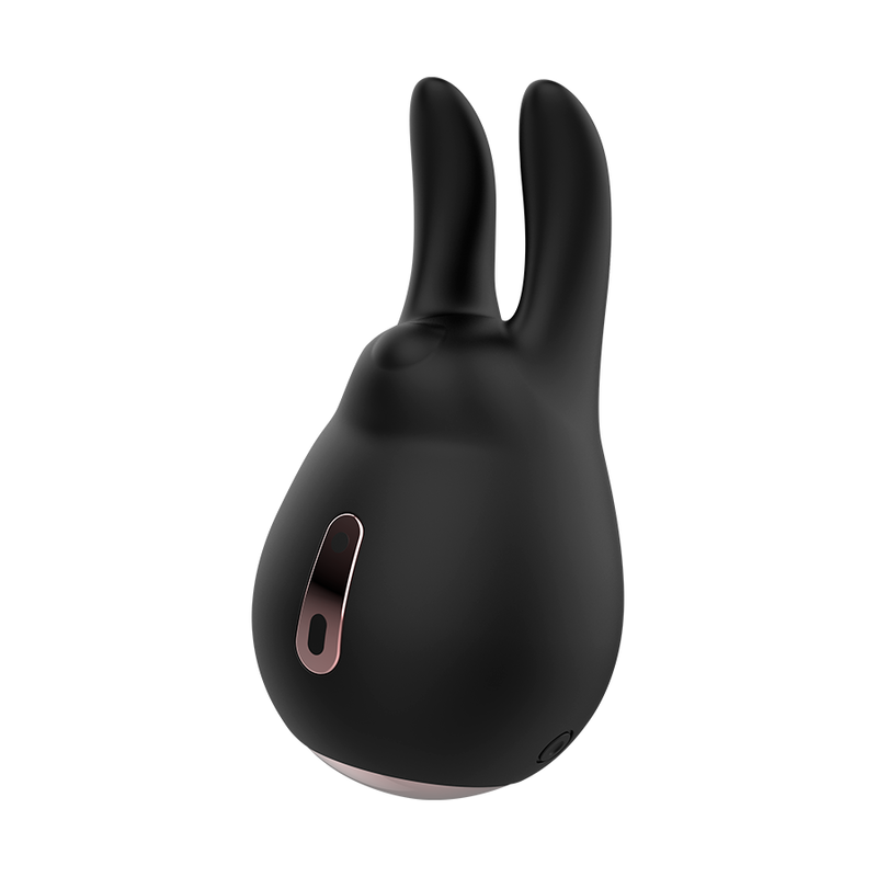 MASAJEADOR ESTIMULADOR DE CLITORIS COQUETTE CHIC DESIRE - NEGRO / GOLD CONEJO