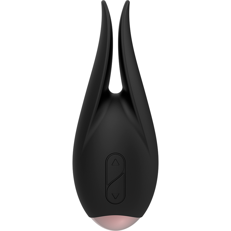 MASAJEADOR ESTIMULADOR DE CLÍTORIS COQUETTE CHIC DESIRE - NEGRO / GOLD FLOR