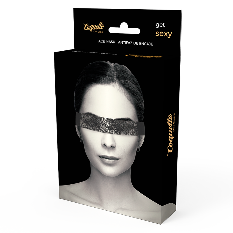 ANTIFAZ COQUETTE CHIC DESIRE - ENCAJE NEGRO CINTA
