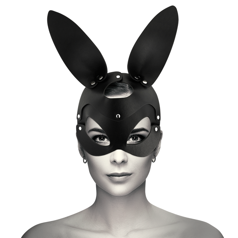 MASCARA COQUETTE CHIC DESIRE - CUERO VEGANO CON OREJAS DE CONEJO