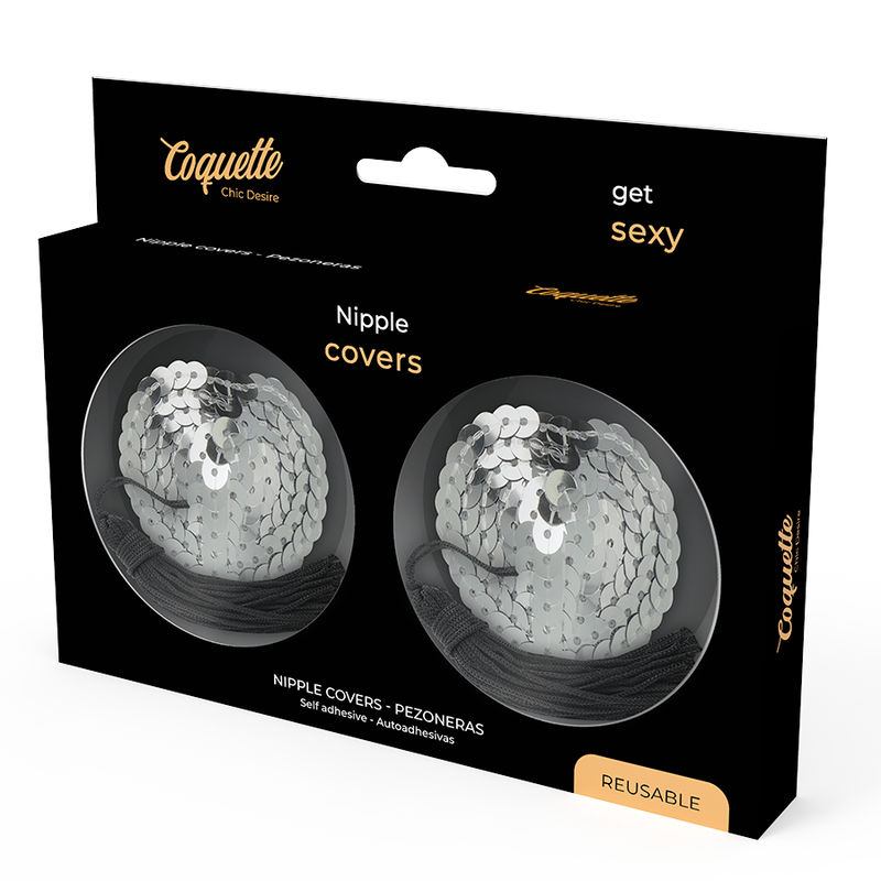 CUBRE PEZONES COQUETTE CHIC DESIRE - SILVER
