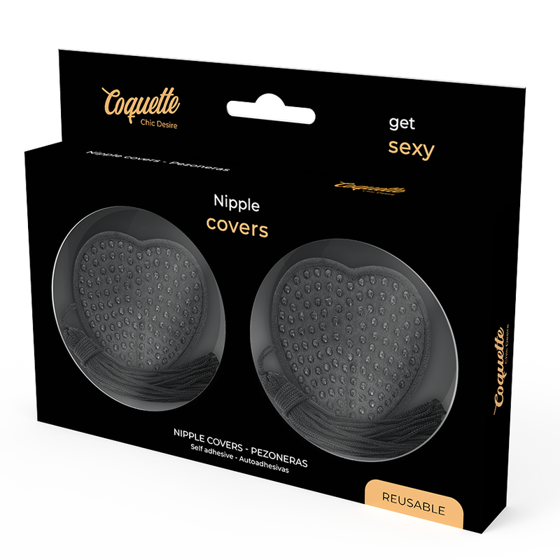 CUBRE PEZONES COQUETTE CHIC DESIRE - NEGRO