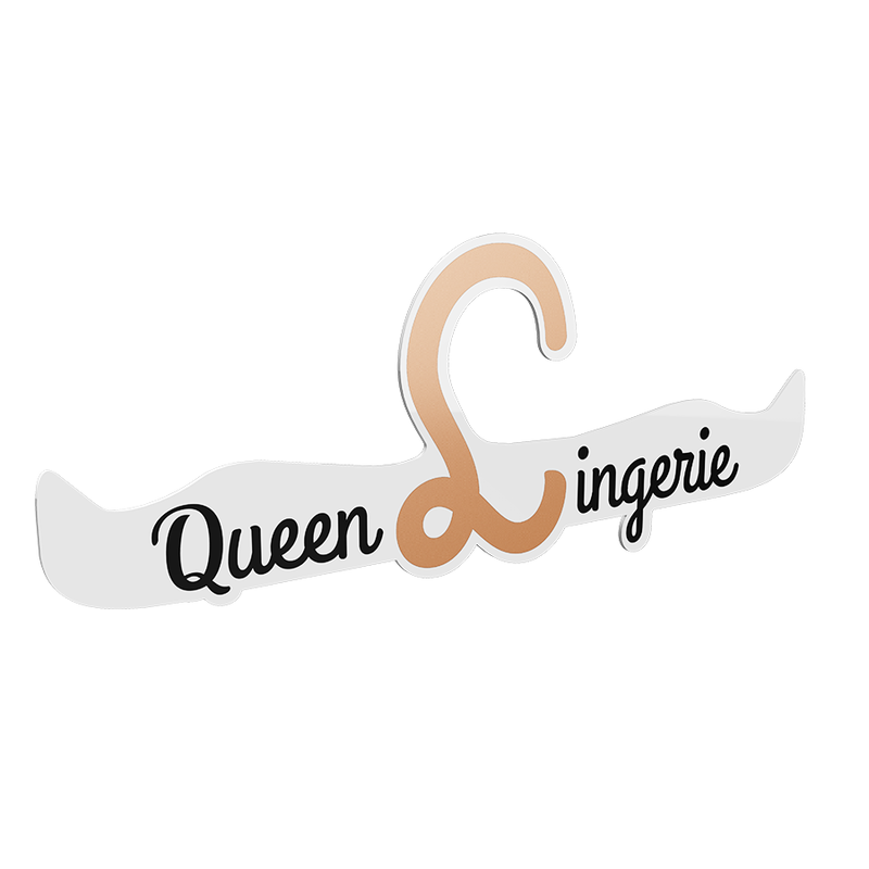 PERCHA PARA LENCERIA QUEEN LINGERIE - 27.5 CM 1 UNIDAD