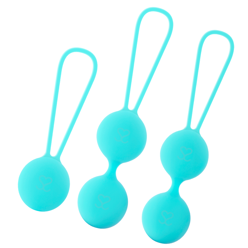 BOLAS KEGEL MORESSA - OSIAN SET 51 GR + 101 GR + 85 GR PREMIUM SILICONA TURQUESA