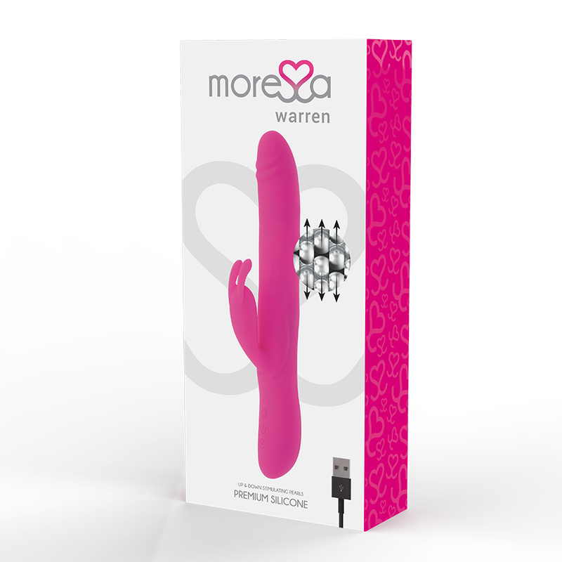 MORESSA - WARREN IMPULSOR OSCILANTE Y POTENTE VIBRACIÓN PREMIUM SILICONA RECARGABLE