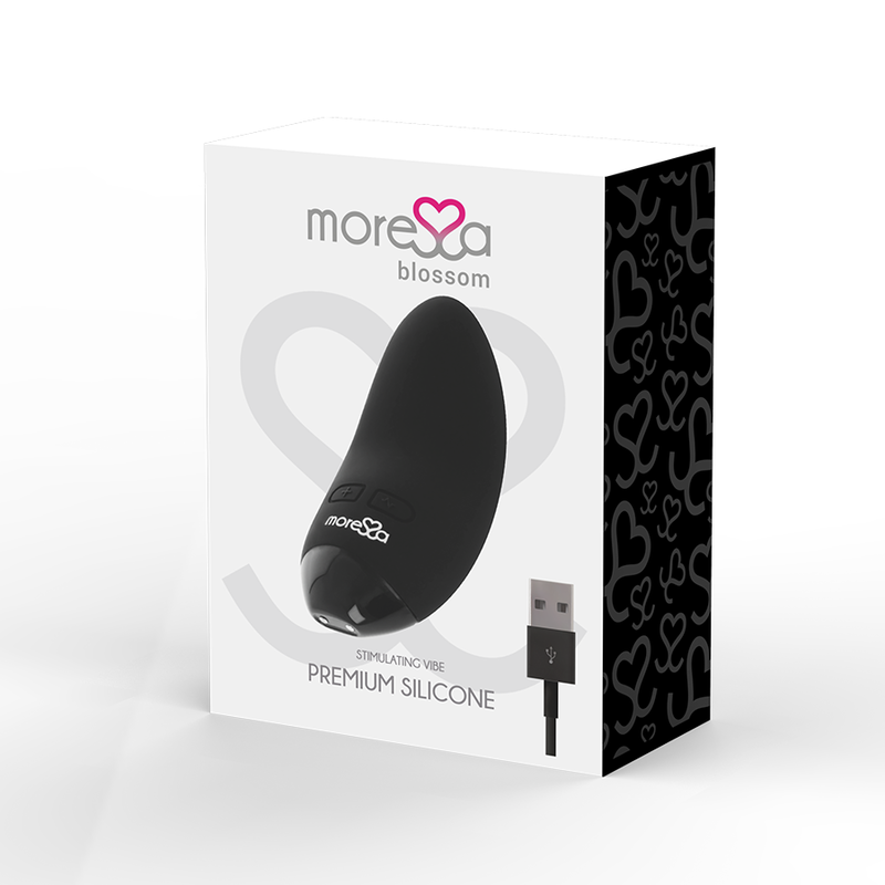 MASAJEADOR ESTIMULADOR DE CLITORIS MORESSA - BLOSSOM NEGRO