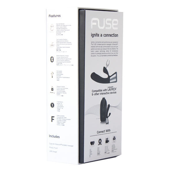 FUSE OHMIBOD VIBRADOR RABBIT CON APP Y CONTROL REMOTO NEGRO KIIROO RECARABLE USB