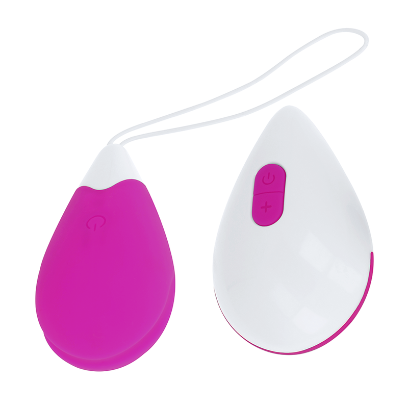HUEVO VIBRADOR OHMAMA - 10 MODOS LILA Y BLANCO