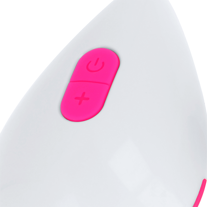 HUEVO VIBRADOR OHMAMA - 10 MODOS ROSA Y BLANCO
