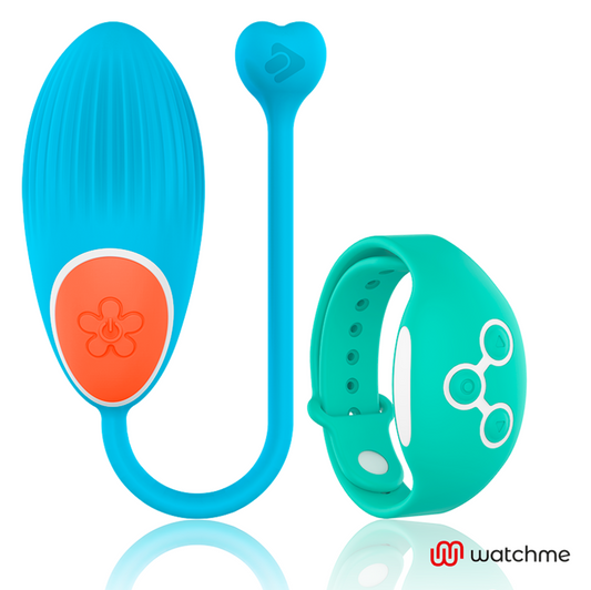 HUEVO VIBRADOR WEARWATCH -  CONTROL REMOTO TECHNOLOGY WATCHME AZUL / AGUAMARINA