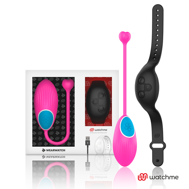 WEARWATCH HUEVO VIBRADOR CONTROL REMOTO TECHNOLOGY WATCHME FUCSIA / AZABACHE