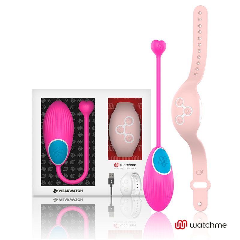 HUEVO VIBRADOR WEARWATCH - CONTROL REMOTO TECHNOLOGY WATCHME FUCSIA / ROSA