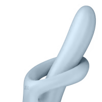 SATISFYER - HEAT FLEX 4 VIBRADOR EFECTO CALOR 12 VIBRACIONES AZUL