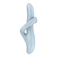 SATISFYER - HEAT FLEX 4 VIBRADOR EFECTO CALOR 12 VIBRACIONES AZUL
