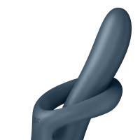 SATISFYER - HEAT FLEX 4 VIBRADOR EFECTO CALOR 12 VIBRACIONES GRIS