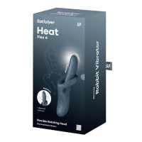 SATISFYER - HEAT FLEX 4 VIBRADOR EFECTO CALOR 12 VIBRACIONES GRIS