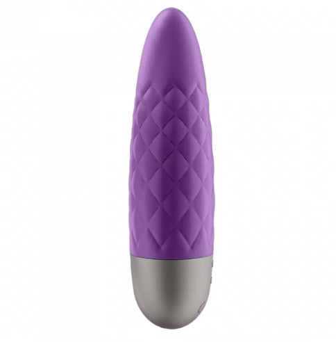 ULTRA POWER BULLET 5 BALA VIBRADORA VIOLETA RECARGABLE USB SATISFYER