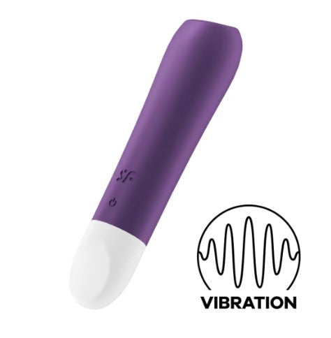 ULTRA POWER BULLET 2 BALA VIBRADORA MORADA RECARGABLE USB SATISFYER