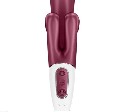 TOUCH ME VIBRADOR RABBIT FLEXIBLE ROJO RECARGABLE USB SATISFYER