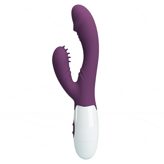 PRETTY LOVE - ANDRE VIBRADOR RABBIT & ESTIMULADOR PUNTO G MORADO
