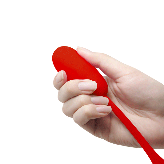 HUEVO VIBRADOR PRETTY LOVE - JULIUS  IMPERMEBLE & RECARGABLE ROJO