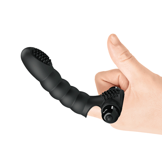 ALEXANDER VIBRADOR DE DEDO 10 VIBRACIONES NEGRO