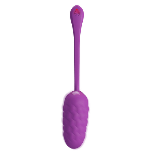HUEVO VIBRADOR PRETTY LOVE - MARINA RECARGABLE CON TEXTURA MORADO