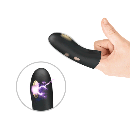 MARICO VIBRADOR PARA DEDO ELECTRO-ESTUMILADOR   NEGRO