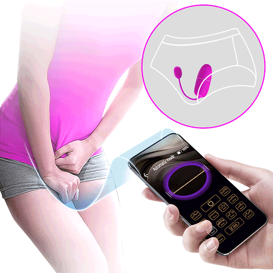 HUEVO VIBRADOR PRETTY LOVE - NYMPH CONTROLADO POR APP VIOLETA