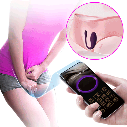 HUEVO VIBRADOR PRETTY LOVE - CATALINA  APP + CONTROL REMOTO LILA