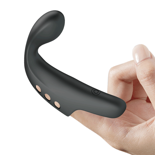 GORGON VIBRADOR DE DEDO NEGRO RECARGABLE USB