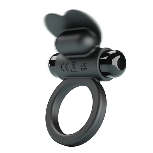 DEBONAIRE ANILLO VIBRADOR CONEJO 10 VIBRACIONES NEGRO BATERÍA AAA