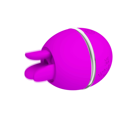 GEMINI ESTIMULADOR DE CLITORIS CON LENGUAS BALL REDONDO MORADO