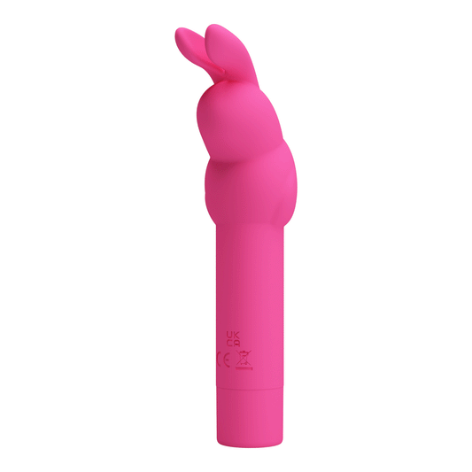 GERARDO MINI VIBRADOR DE SILICONA CONEJO FUSCHIA BATERÍA AAA