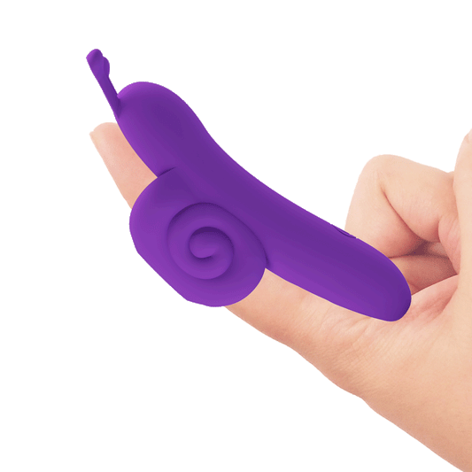 SNAIL HONEY FINGER VIBRADOR DE DEDO MORADO RECARGABLE USB