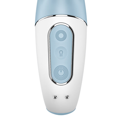 AIR PUMP BUNNY 1 VIBRADOR RABBIT INFLABLE AZUL RECARGABLE USB SATISFYER