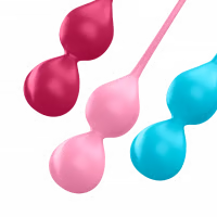 BOLAS KEGEL SATISFYER - LOVEBALLS TRAINING SET 2 V BALLS 79.3GRS + 114.1GRS + 150.3GRS